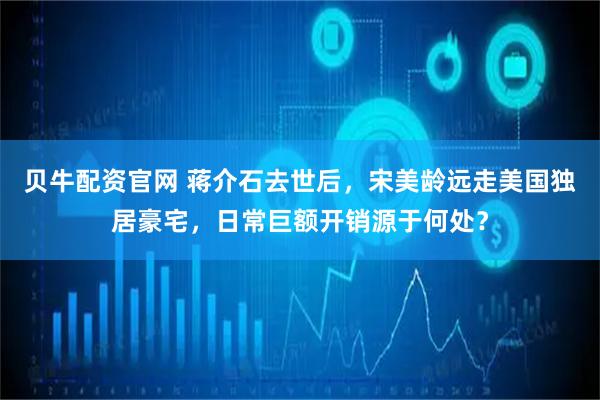 贝牛配资官网 蒋介石去世后，宋美龄远走美国独居豪宅，日常巨额开销源于何处？