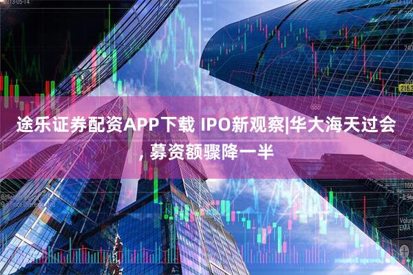 途乐证券配资APP下载 IPO新观察|华大海天过会, 募资额骤降一半